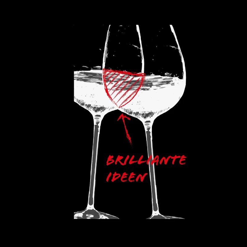 Weingläser- brilliante Ideen