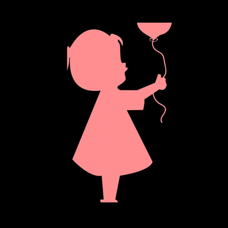 Mädchen mit Luftballon