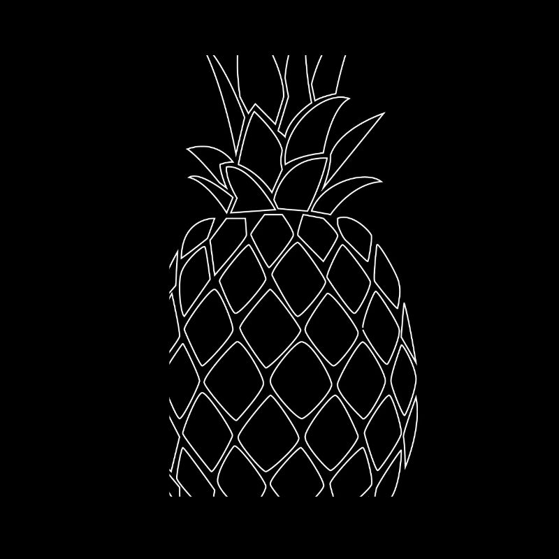 Pineapple white - Minimal Design