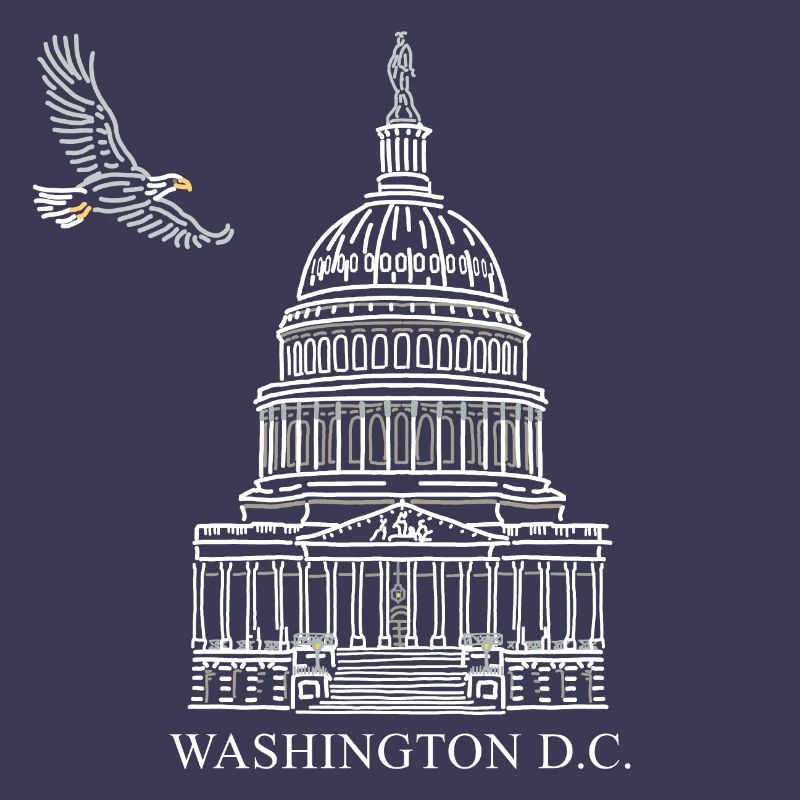 Washington D.C., Structure du Capitole, Pygargue à tête blanche