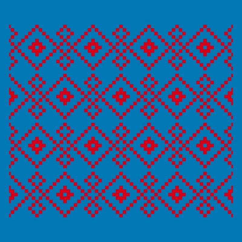 Weihnachtlicher einfarbiger Pullover (rot)