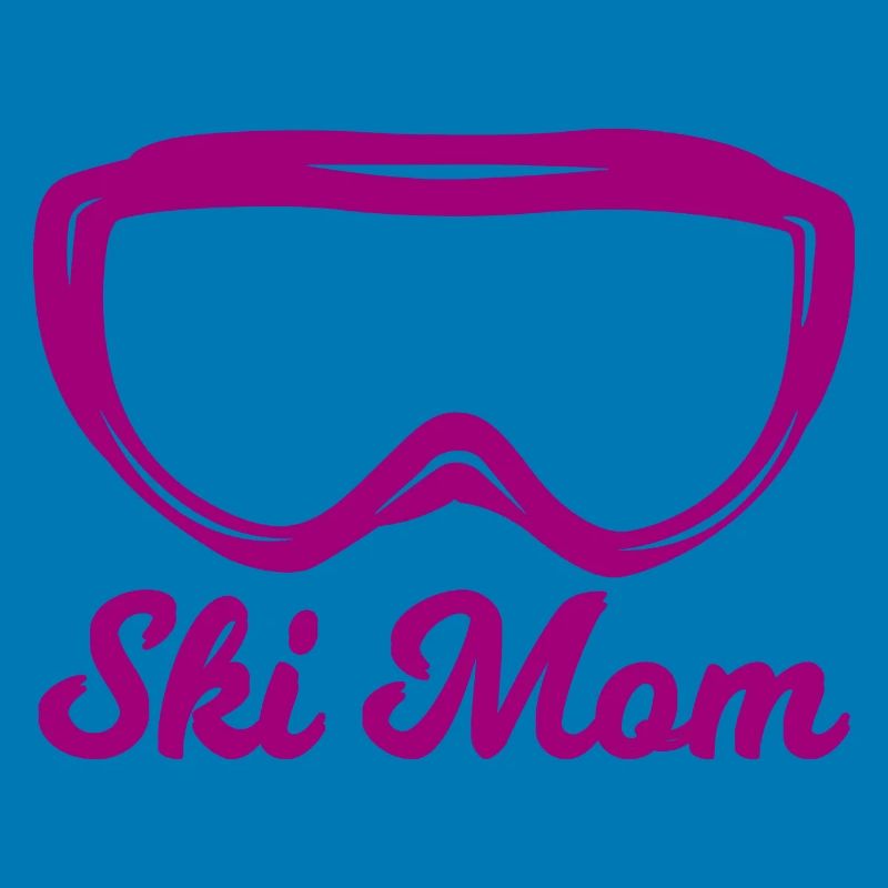 Skifahrer Mama