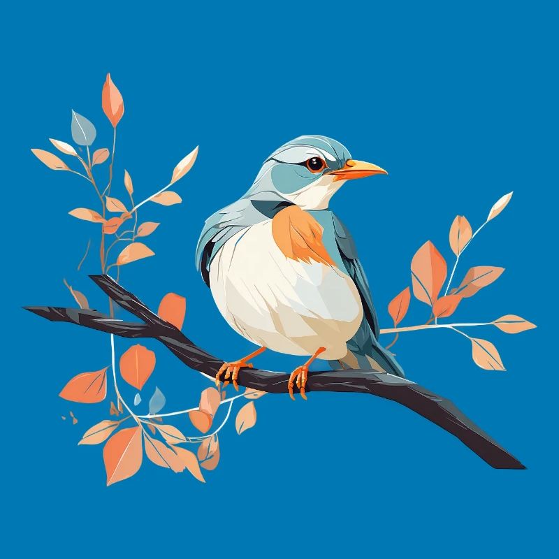 Königsfeder Eisvogel auf Ast