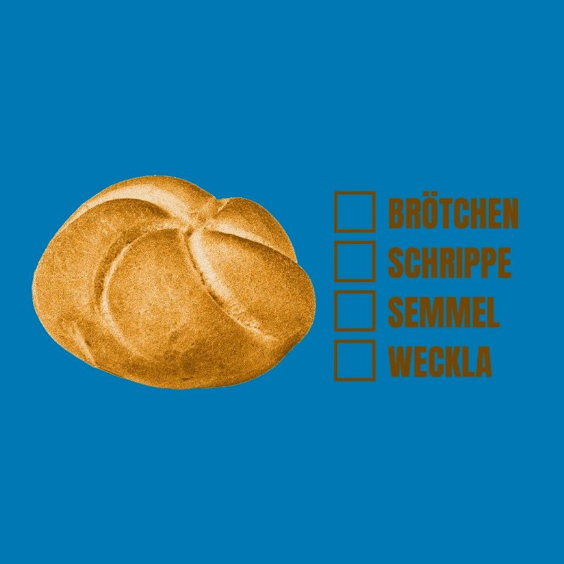 Brötchen oder Semmel? – Lustiges Dialekt-Design