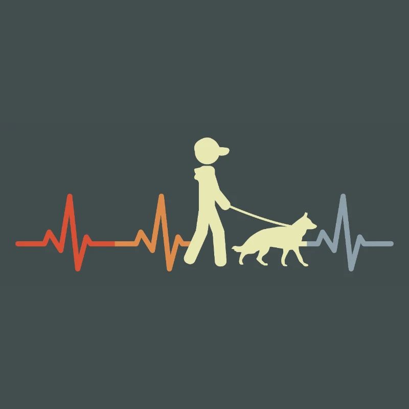 Schäferhund Kardiogramm