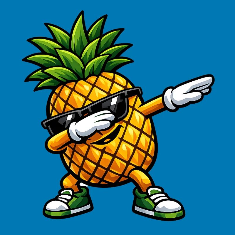 Dabbing pineapple