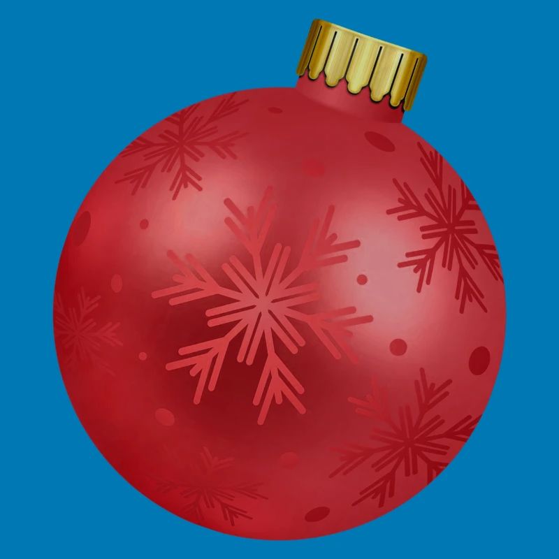 Weihnachtskugel schwanger Babybauch Geschenk