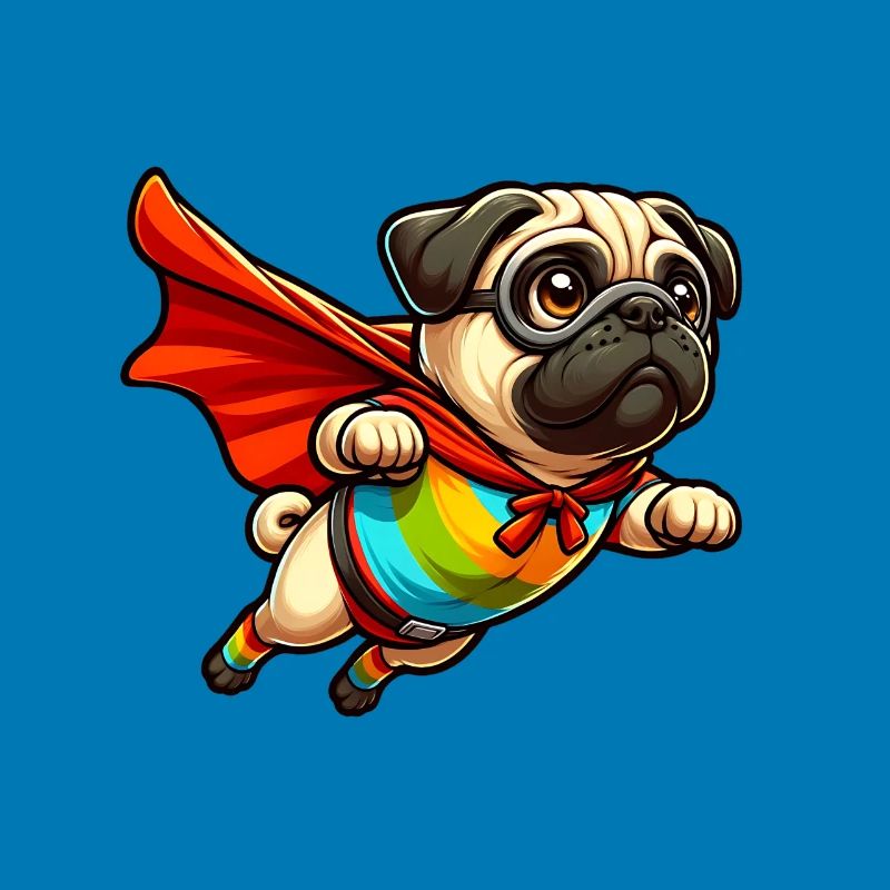 Superhelden-Mops