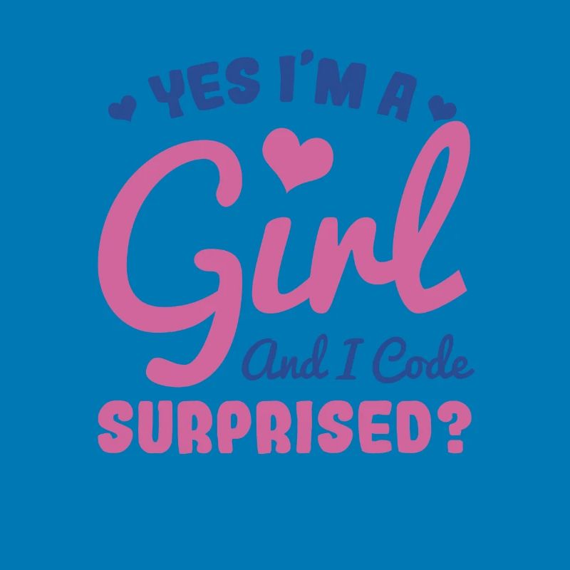 Fille et programmeuse