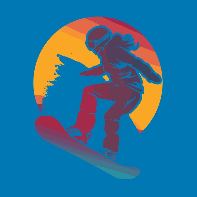Snowboarding Mädchen