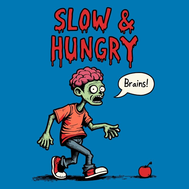 Slow & Hungry Zombie Comic