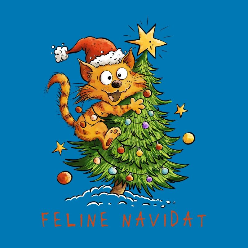 Feline Navidad Weihnachtskatze