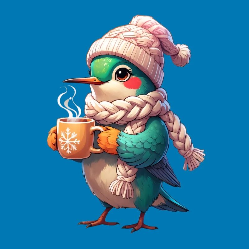 Winterkörniger Vogel Schal