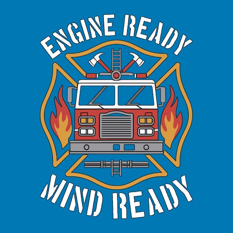 Fire Engineer Engine Ready Mind Ready Firefighting
