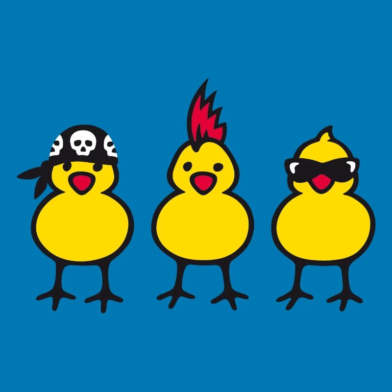 Three Chicks