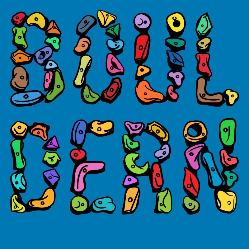 Bouldering boulder climbing scripture mountaineering