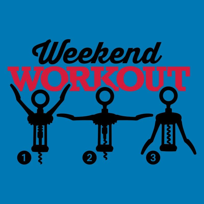 Weekend workout corkscrew