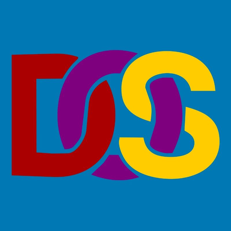 Retro MS DOS Logo