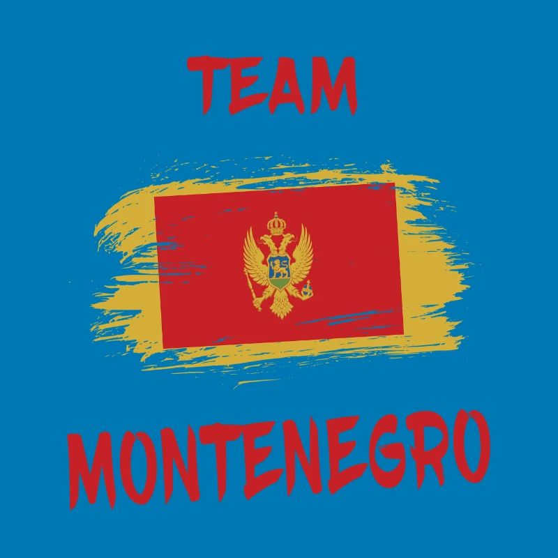 Team Montenegro Flaggen Design / Geschenkidee