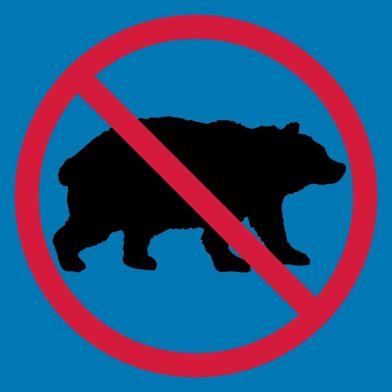 Bär Verboten Schild