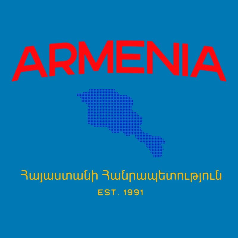 Armenia Map Script Emblem