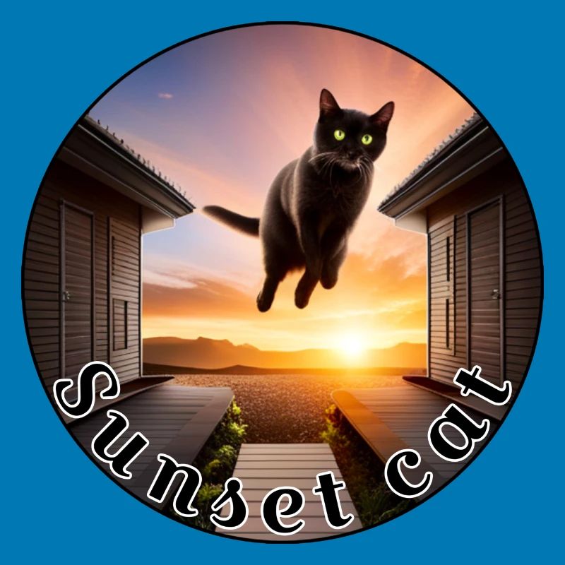 Sunset cat 2