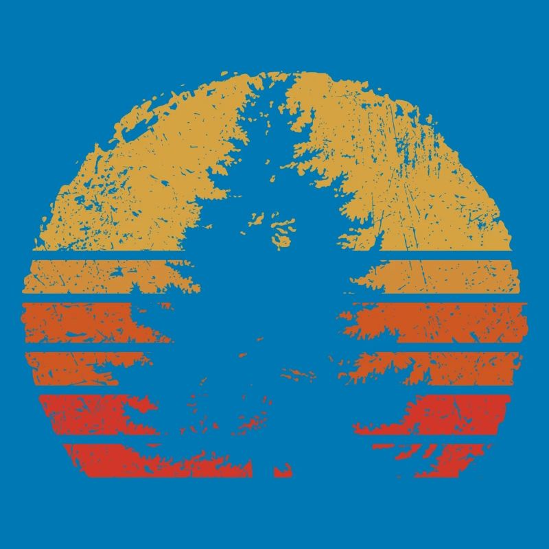 Sunset Pine Silhouette