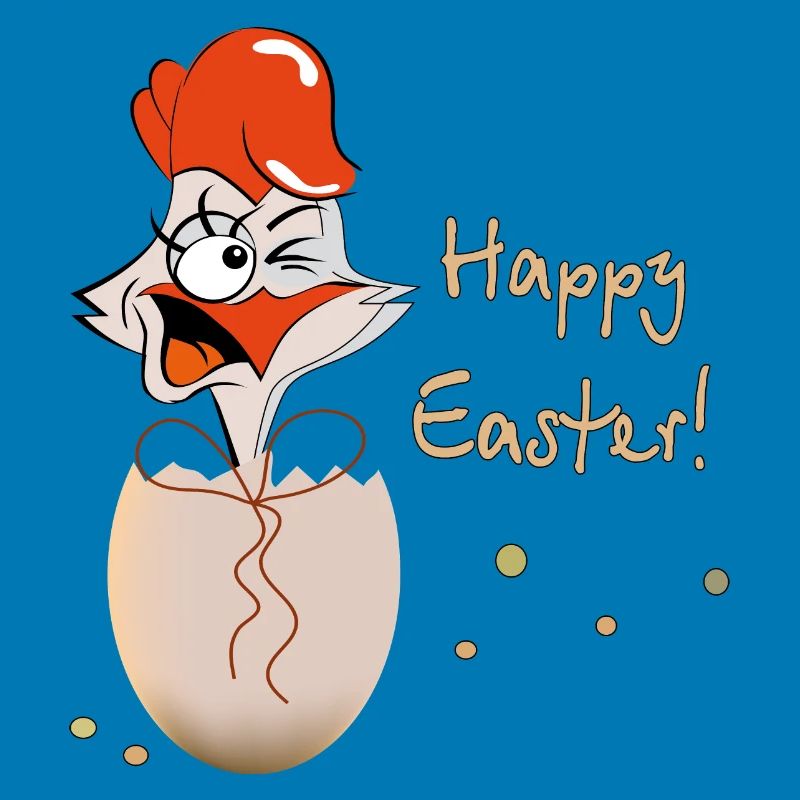 Happy Easter Rooster Easter