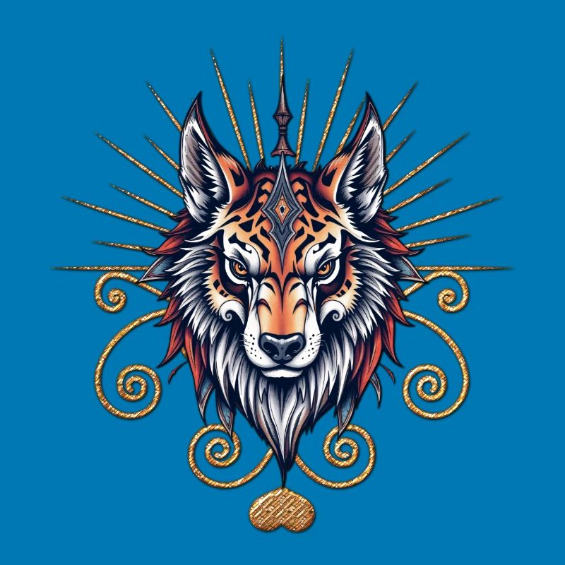 Atemberaubender Wolfskopf