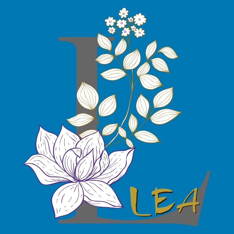 Buchstabe L Initiale Lea