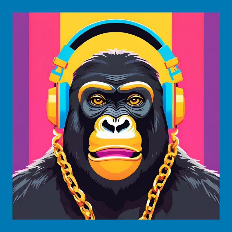 Gorilla, Primat, Affe
