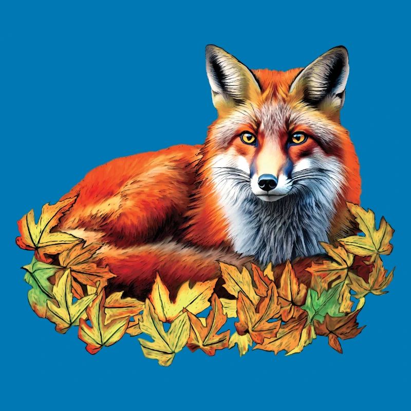 Rotfuchs im Herbst