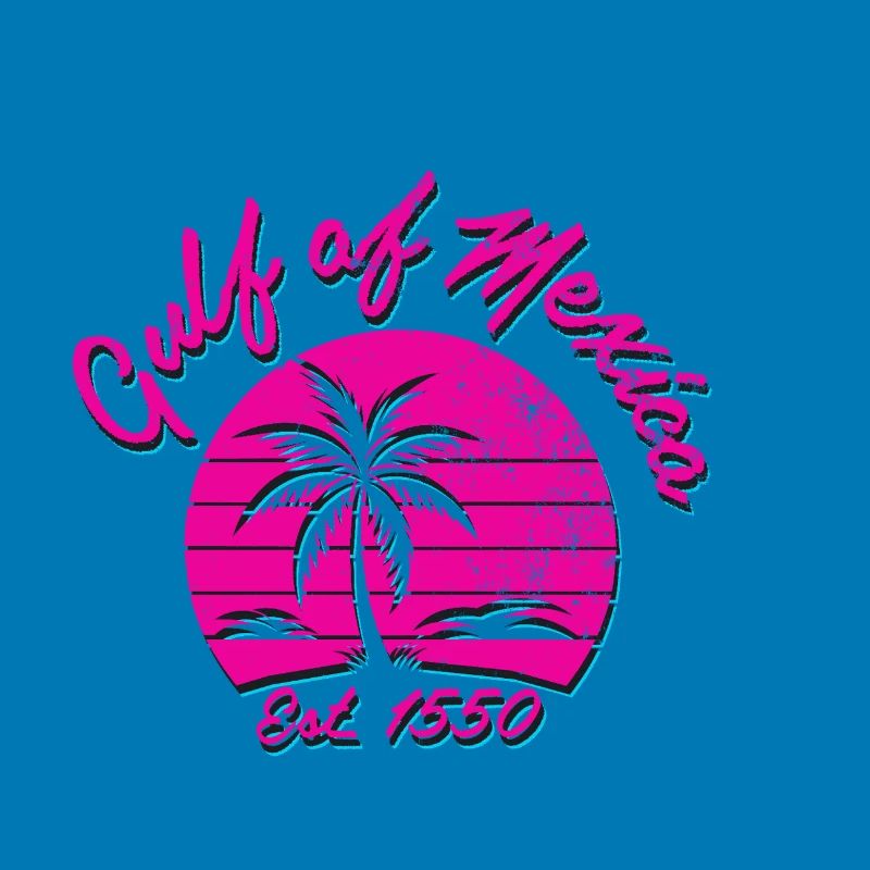 Tropical spring feeling with palm trees