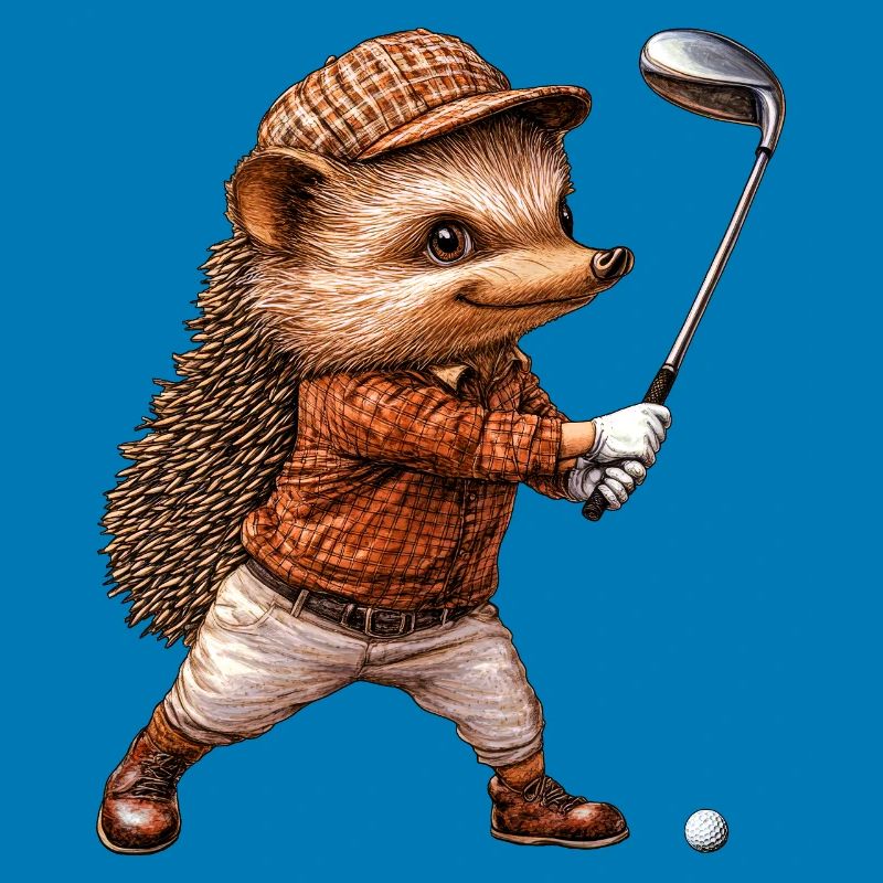 Igel Golf / Golfer Igel