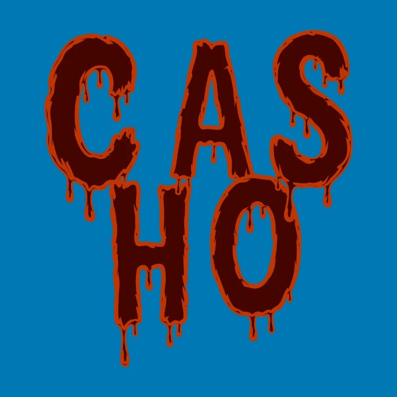 Tropfender Text Horror-Modedesign