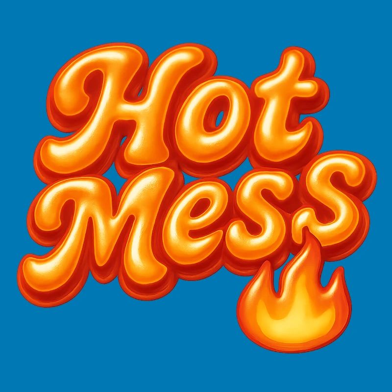 hot mess / y2k statement design