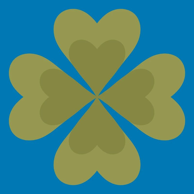 Four-Leaf Clover Pattern Design