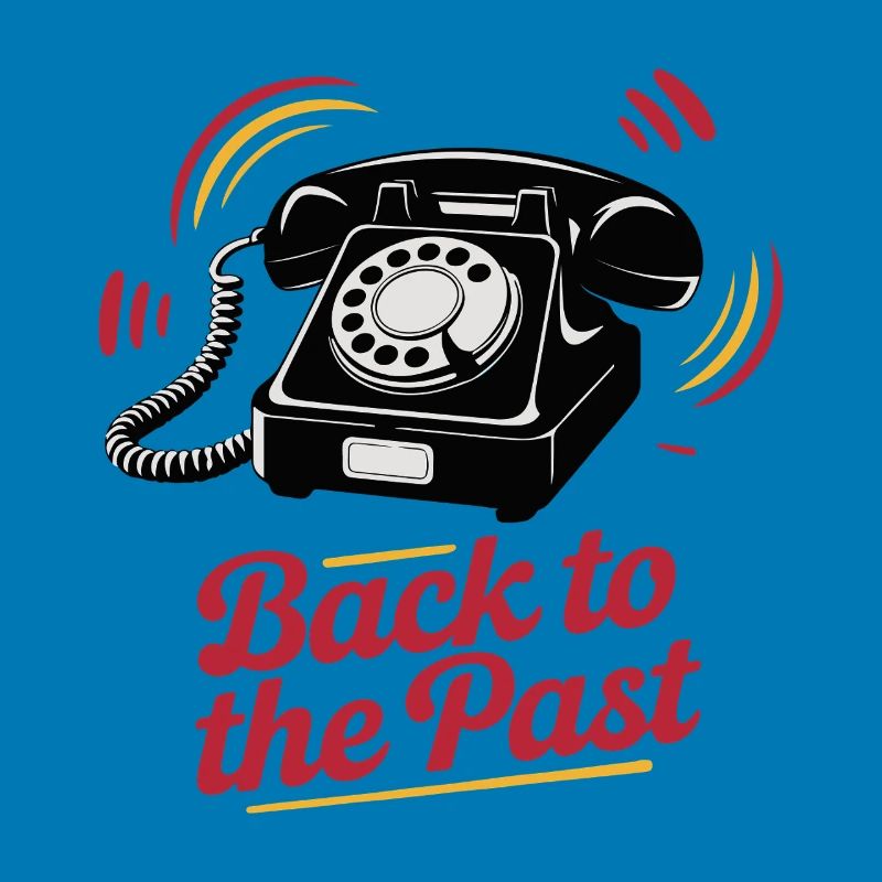 Retro Wählscheibentelefon Nostalgie Design