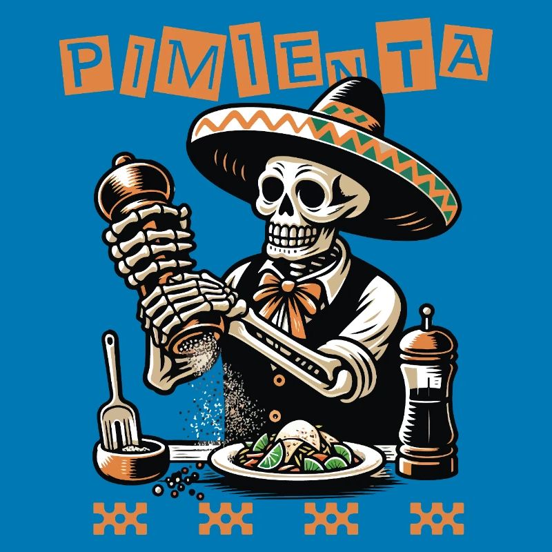 Mariachi Pfeffer Totenkopf