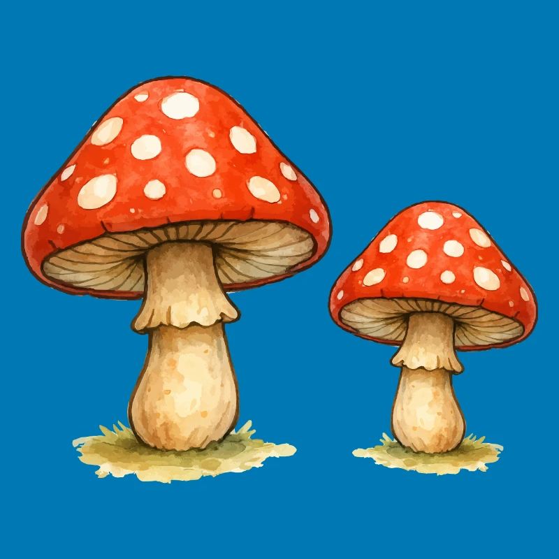 Red Toadstool Duo