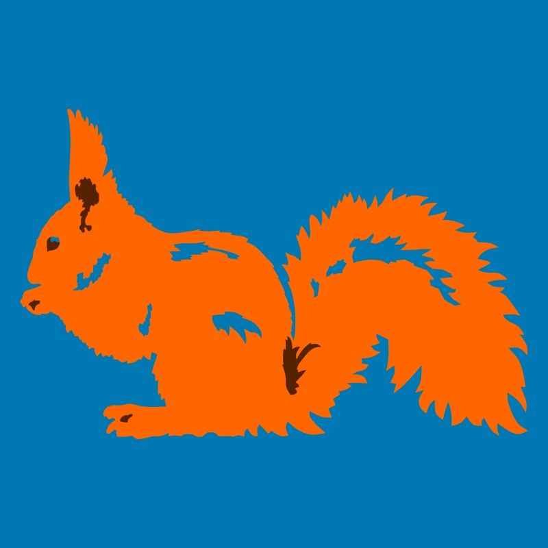Eichhoernchen Silhouette
