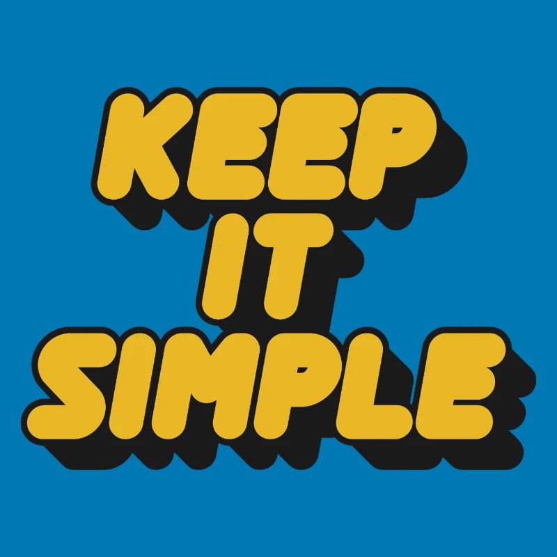 Keep It Simple Retro Bold