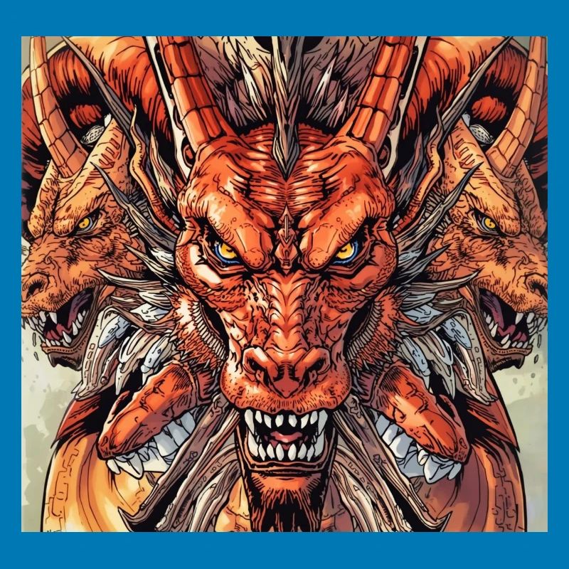 Dreiköpfige Drachen-Fireview