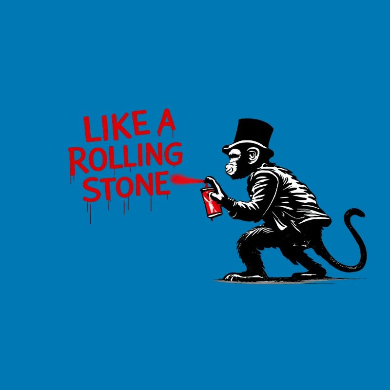Wie ein Rolling Stone Monkey