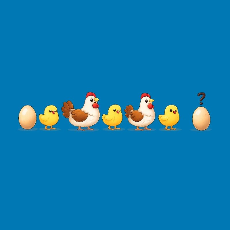 Evolution oeuf poussin poule darwin