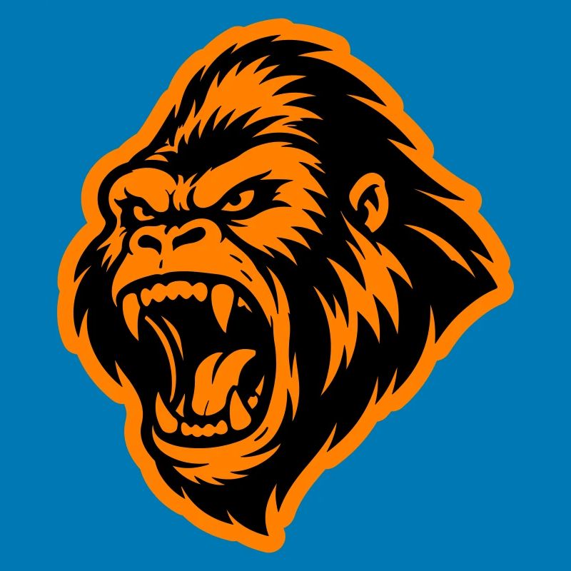 Gorilla Kopf