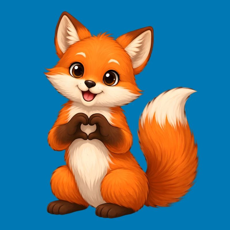Liebesfuchs Herzform