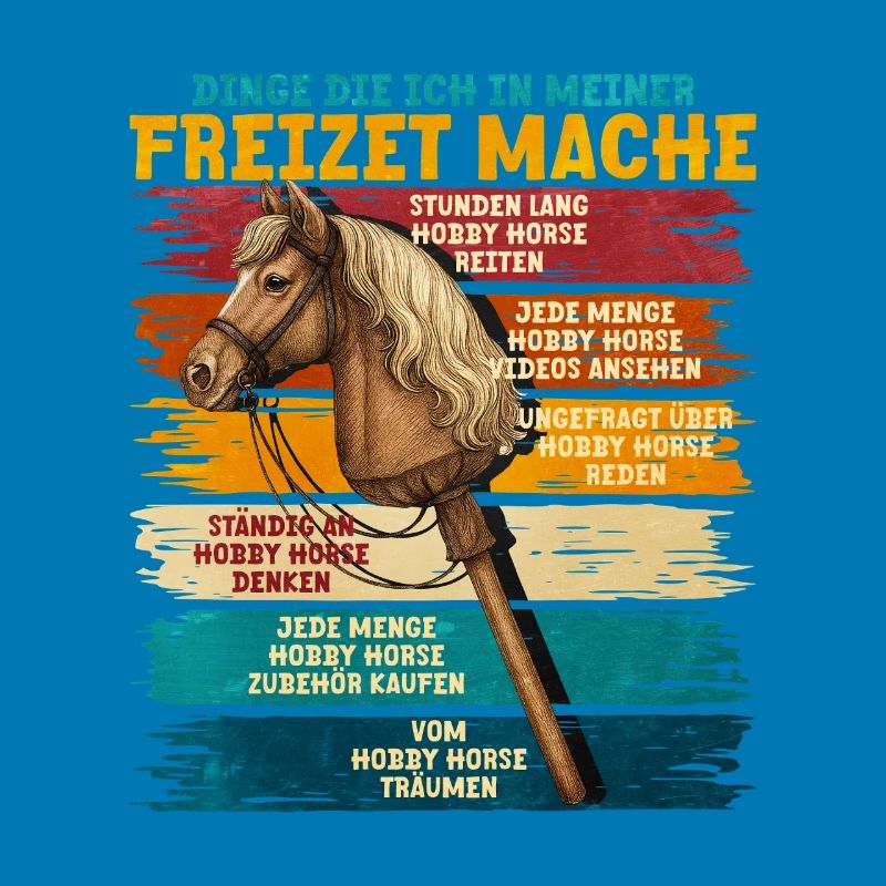 Freizeit Hobbypferd Spruchband