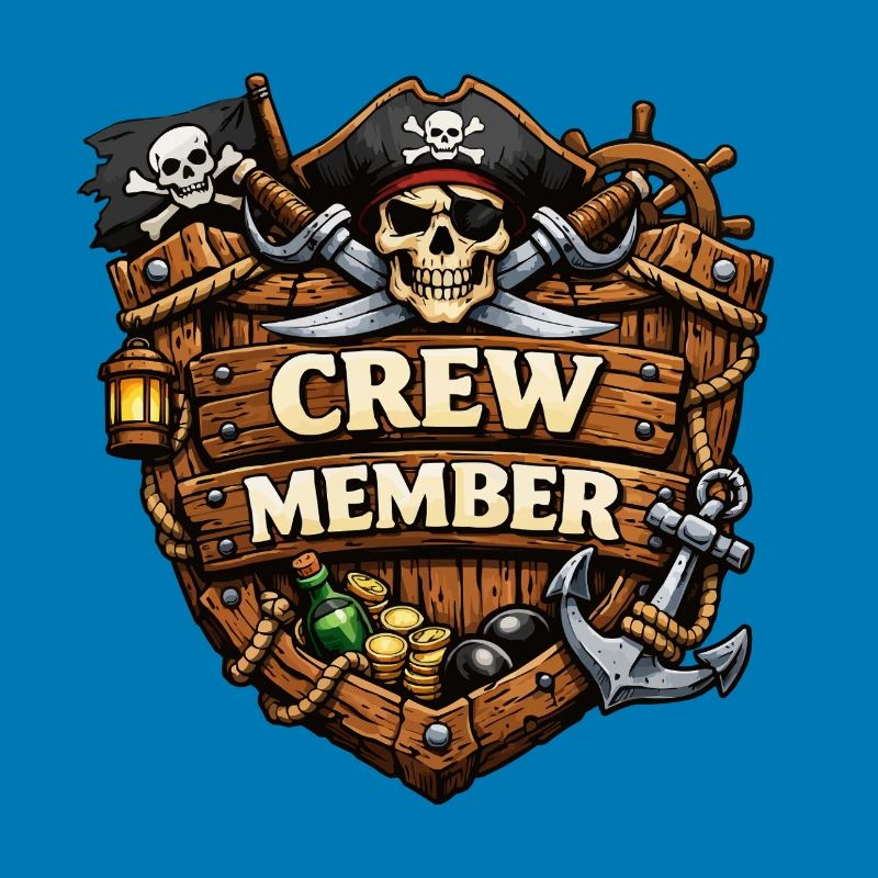 Pirat Crew Member Abzeichen
