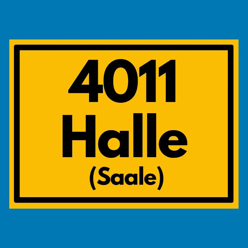 OLD POSTCODE POSTCODE RETRO 4011 HALLE (SAAALE)